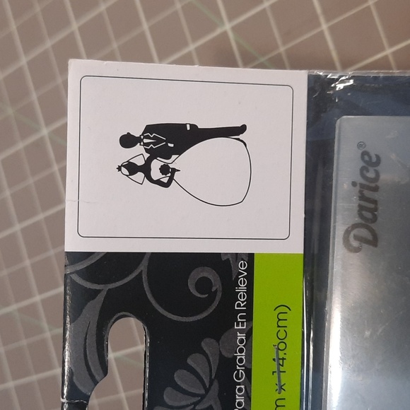 Bride & Groom Darice embossing folder. - Picture 3 of 3